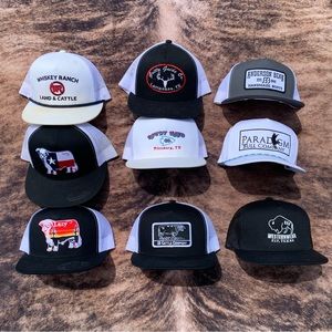 Western SnapBack Hat Lot // 9 Hats
